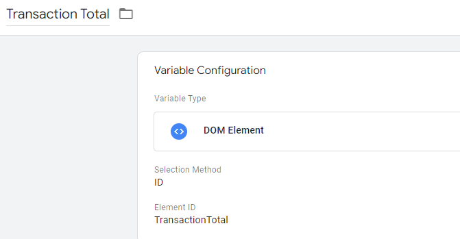 GTM: data source configuration via DOM Element