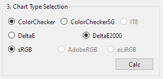 chart type selection