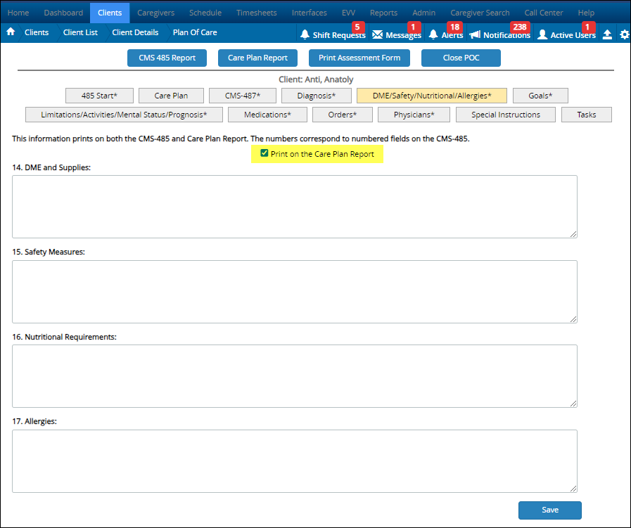 Cms 487 Form.pdf Plan of Care - CMS 485