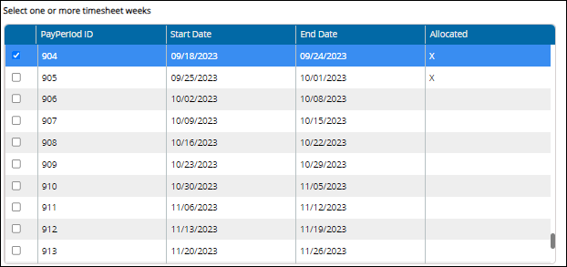 Payroll Export
