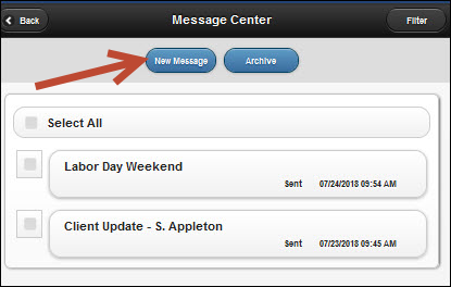 Message Center