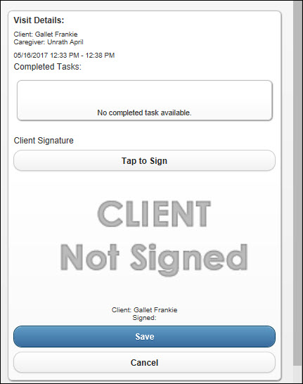 Signatures Needed Sign Client Signatures Required