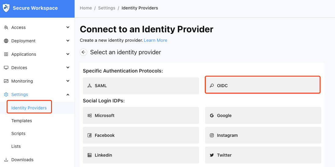 How to configure Okta as an IDP
