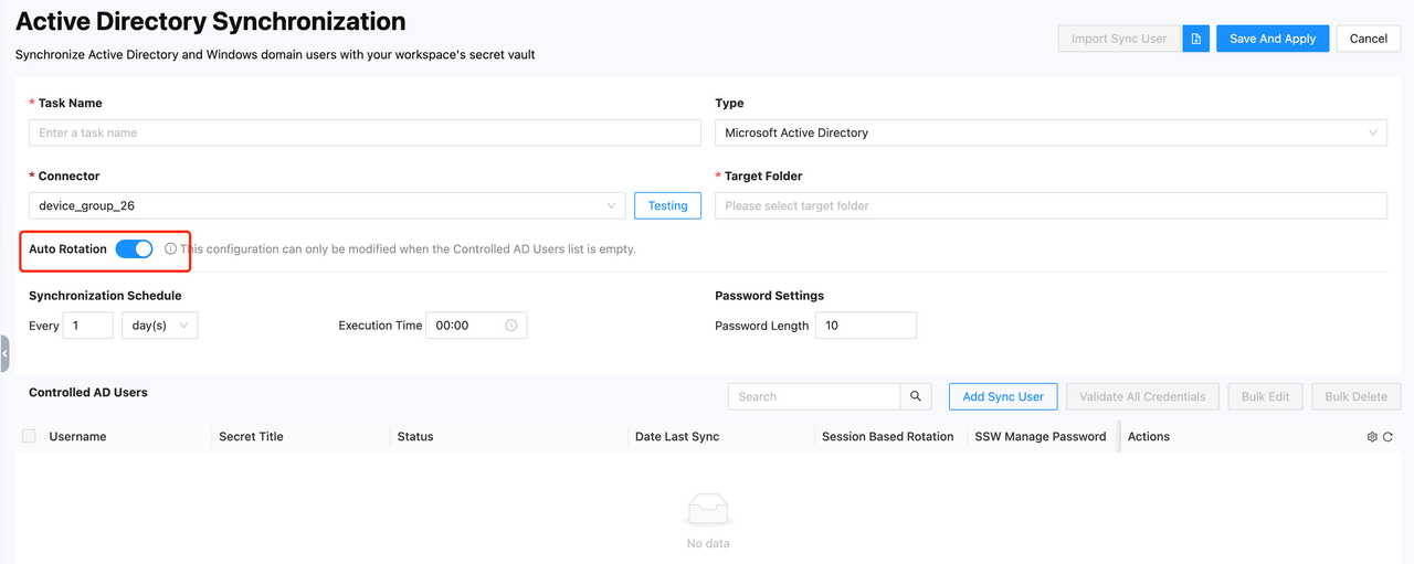 Directory User Sync