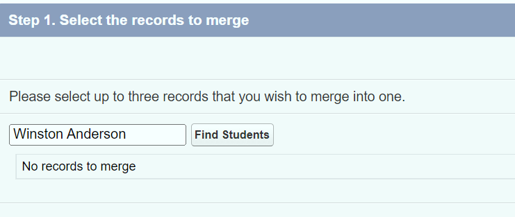 Merging Student Files