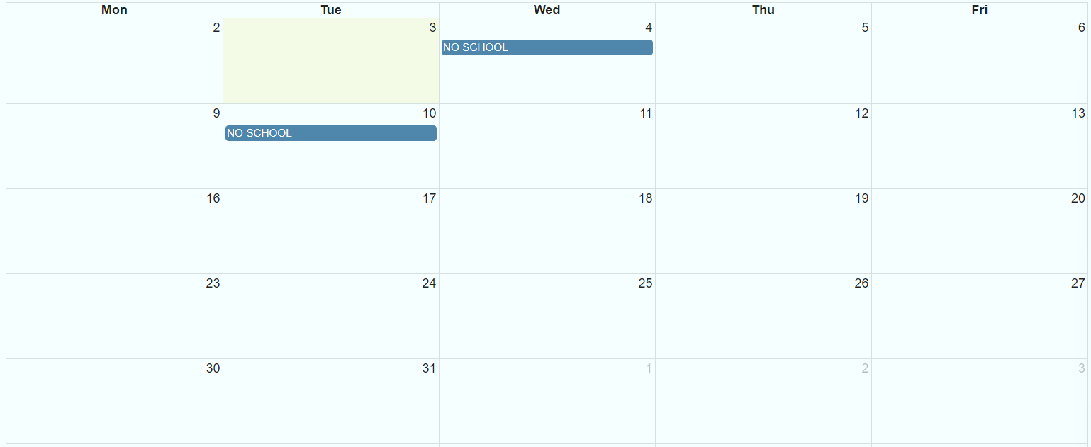 Calendars: Adding district calendars to Medley