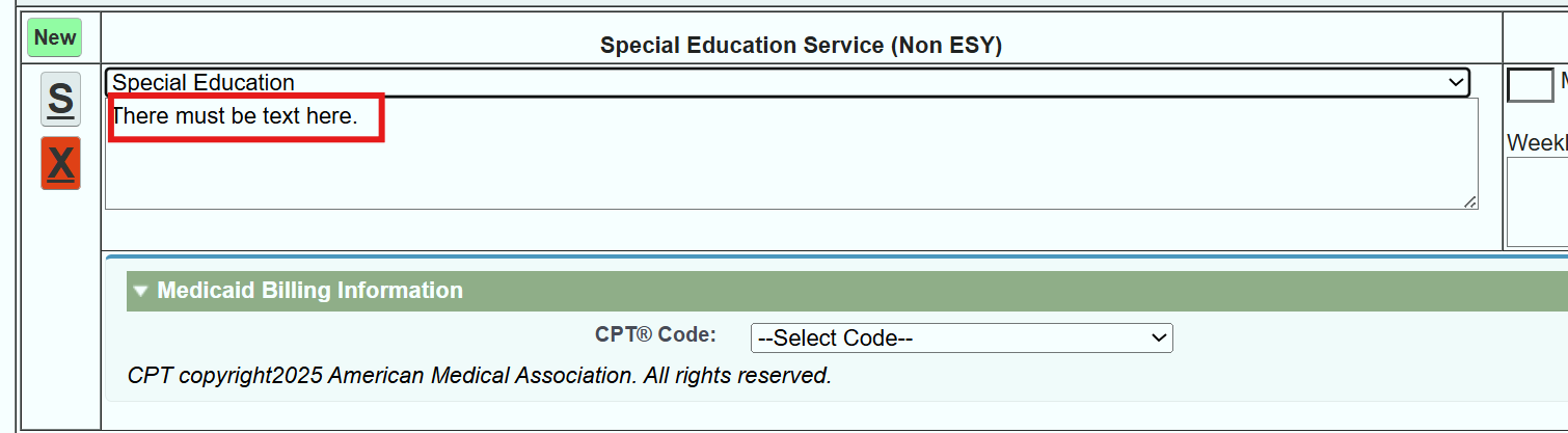 My Service Log: Service Log Data Entry