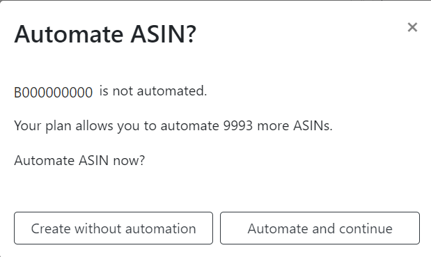 Mass Campaign Automate ASIN