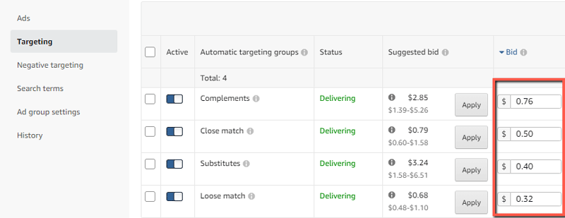 targeting-clause