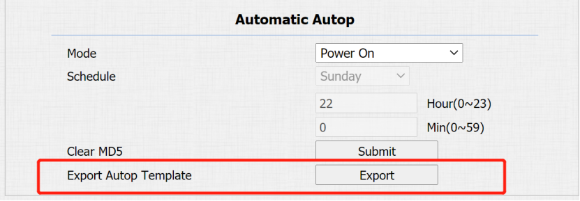 Auto-provisioning via Configuration File