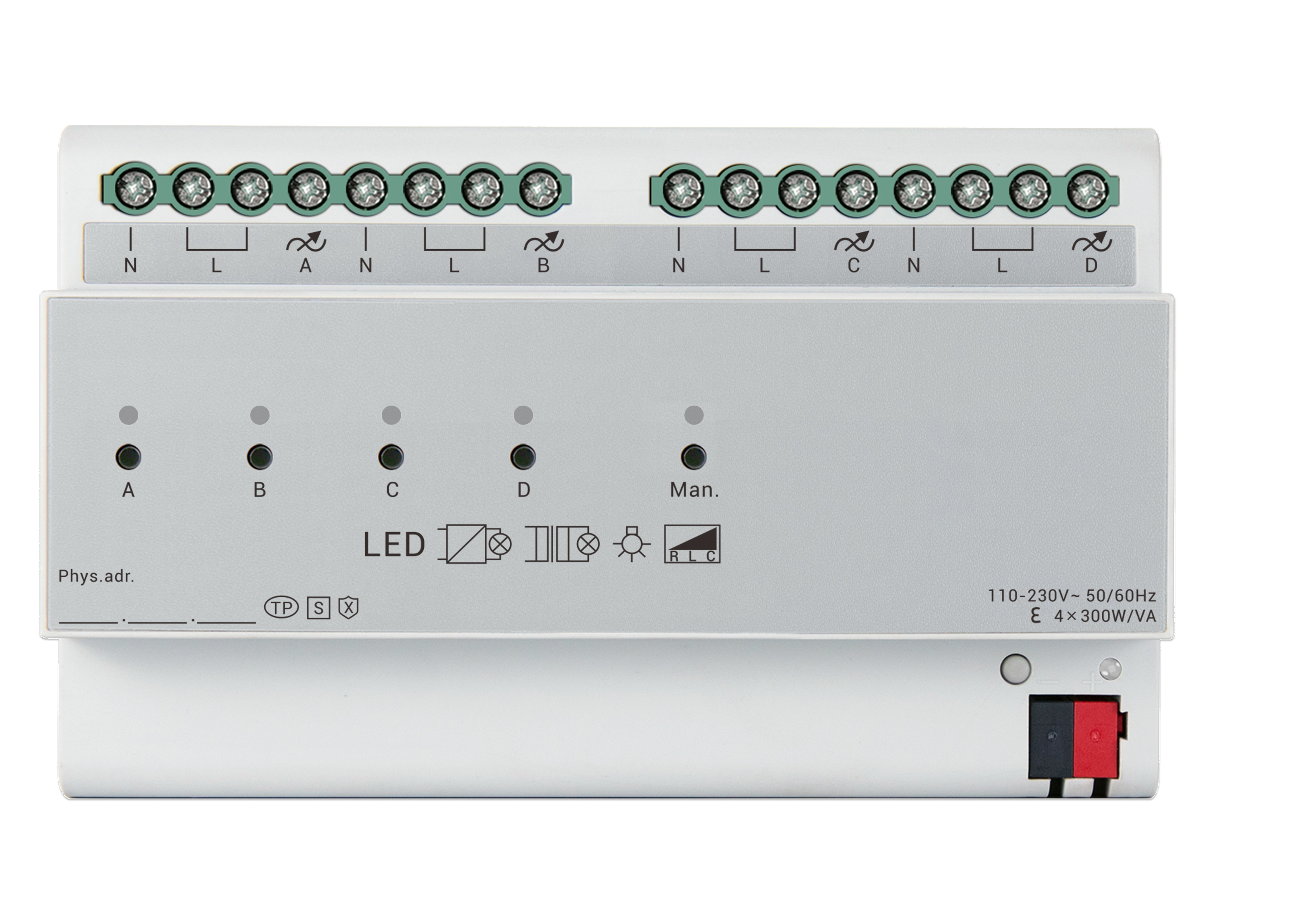 Control 4 Dimming Module KNX 4-Gang Universal Dimming Module