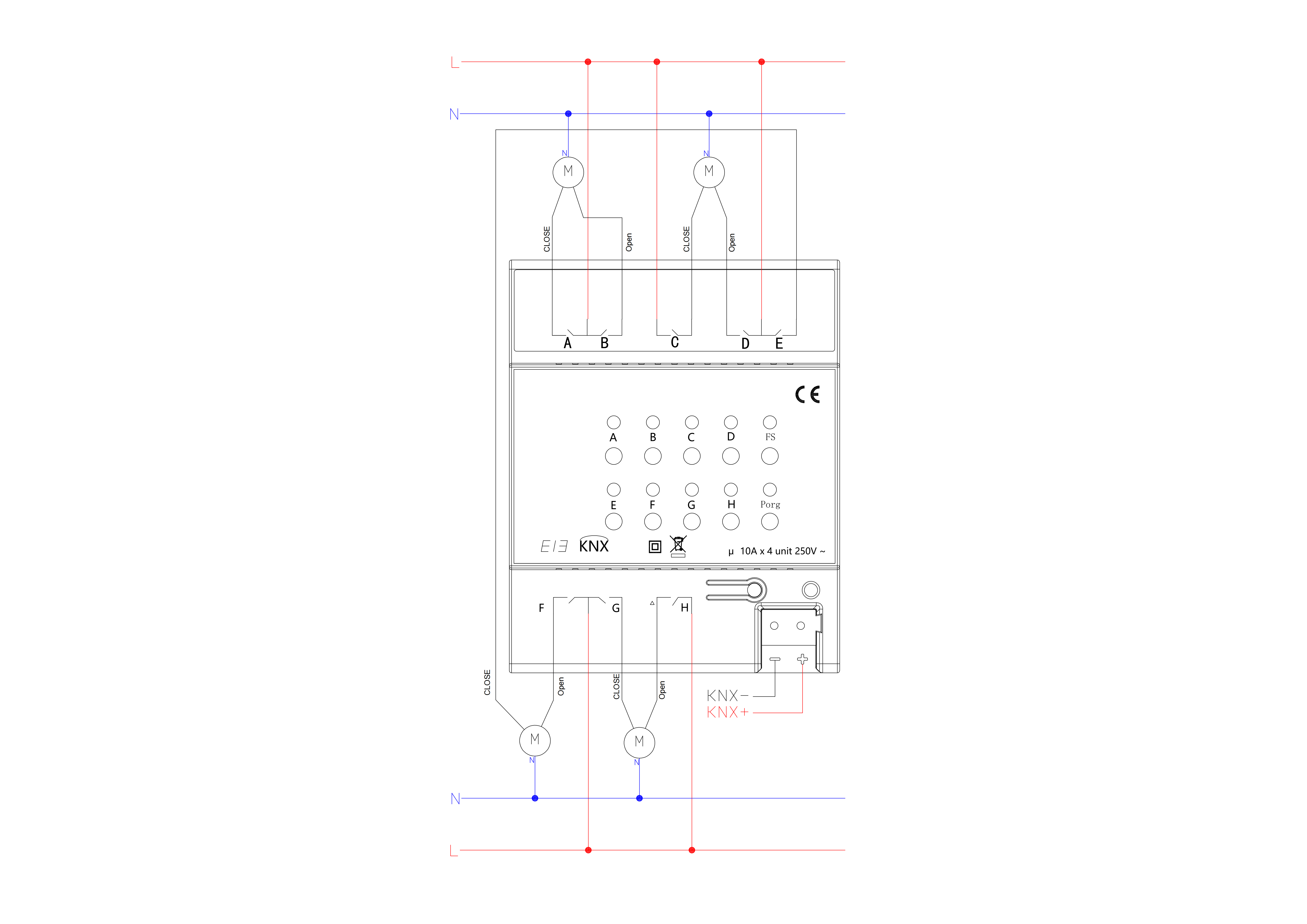 KNX Curain Module