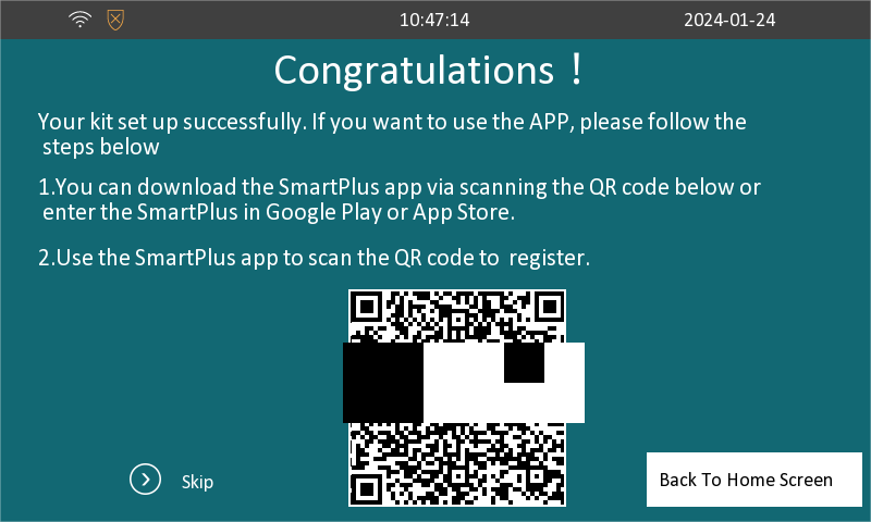 Register 2-Wire Kit SmartPlus Account