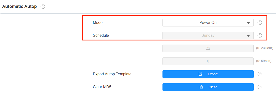 Auto-provisioning via Configuration File