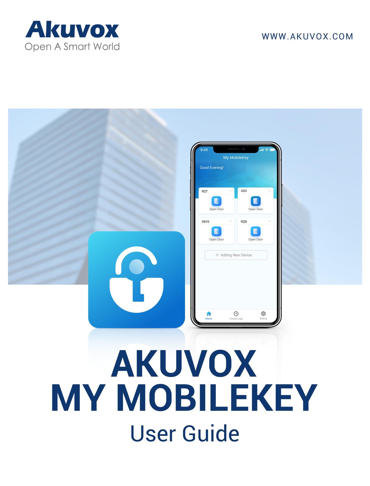 My-MobileKey-App-用户指南(1)