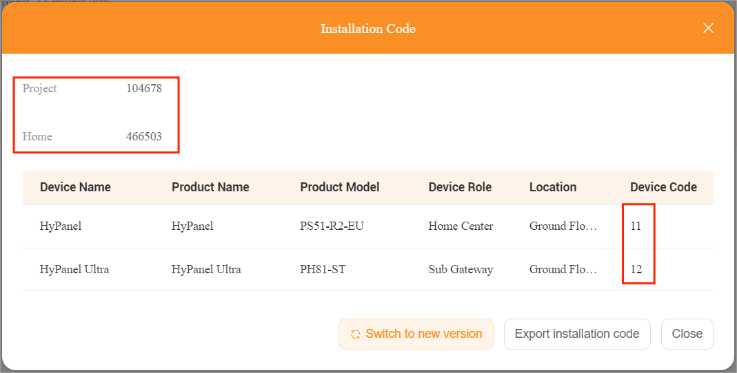 Connect Devices to the Cloud via Installation Code