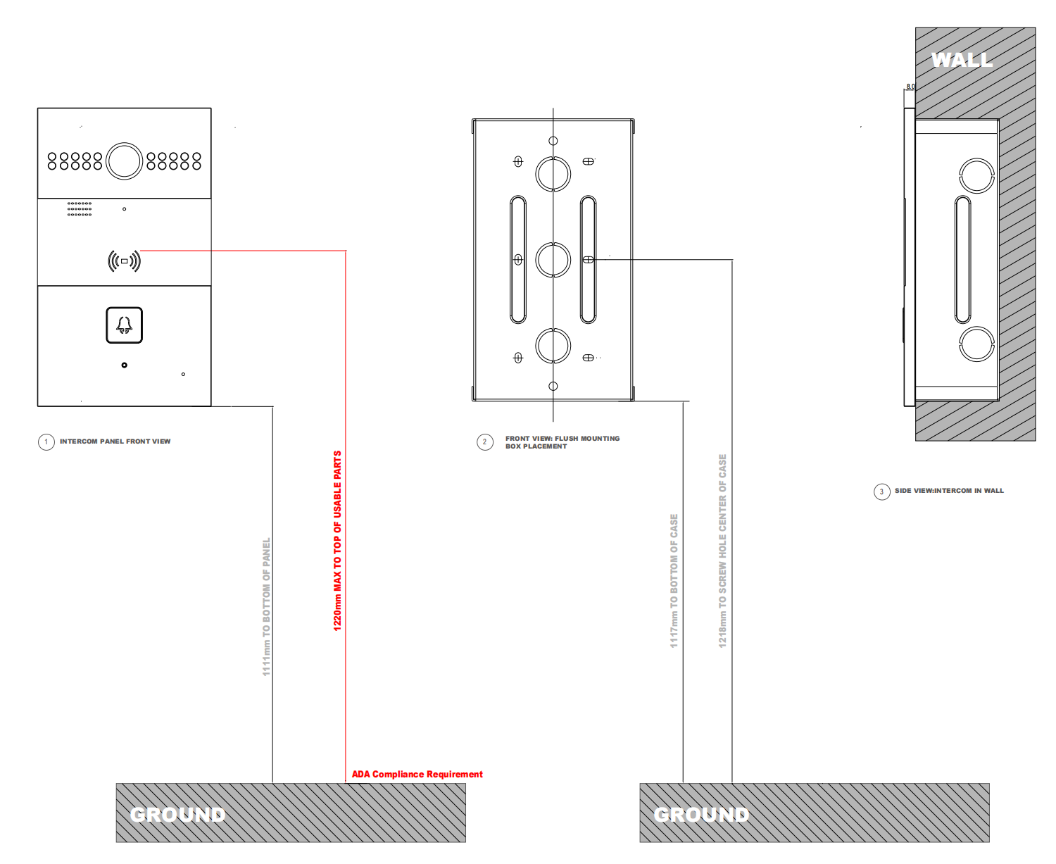 R26C Cutsheet - Flush Mounting