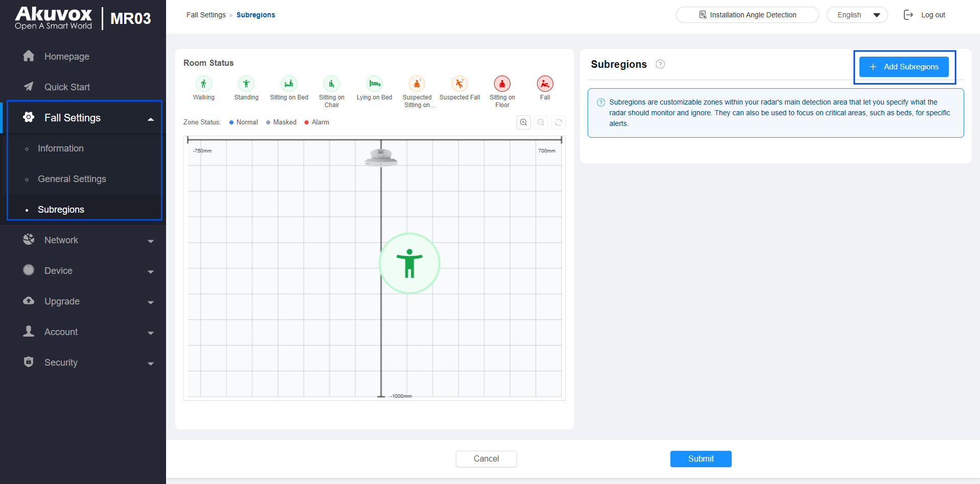 Configure MR03 for Sleep and Vital Signs Monitoring