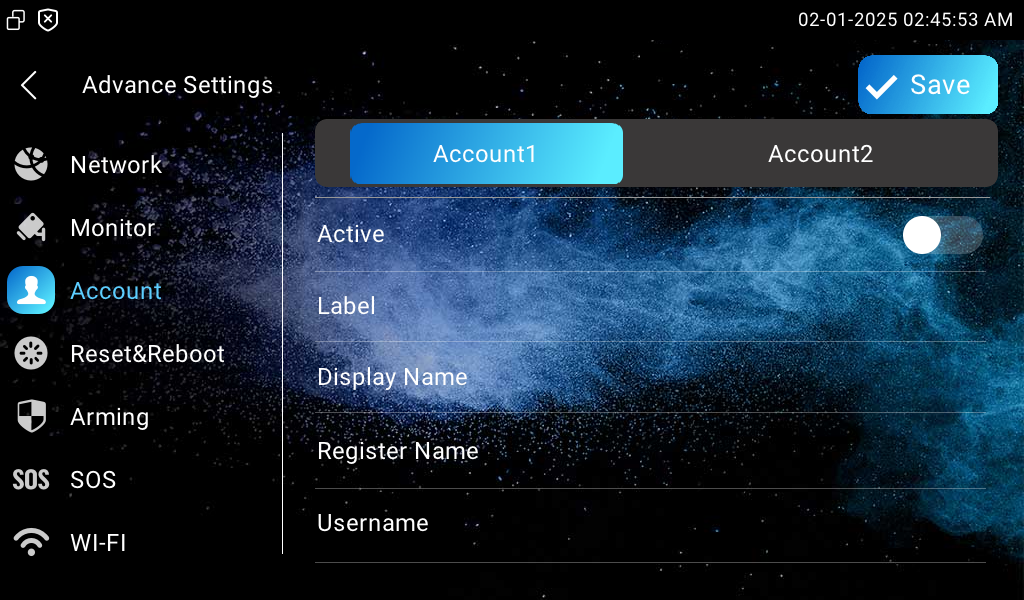 Intercom Call Configuration