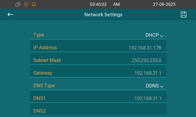 Network Setting