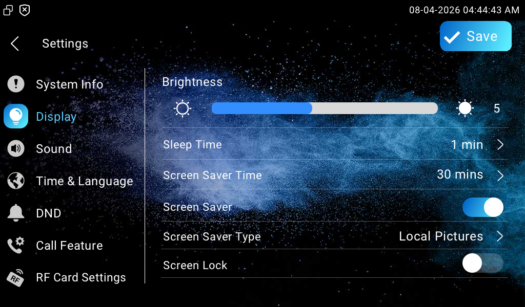 Screen Display