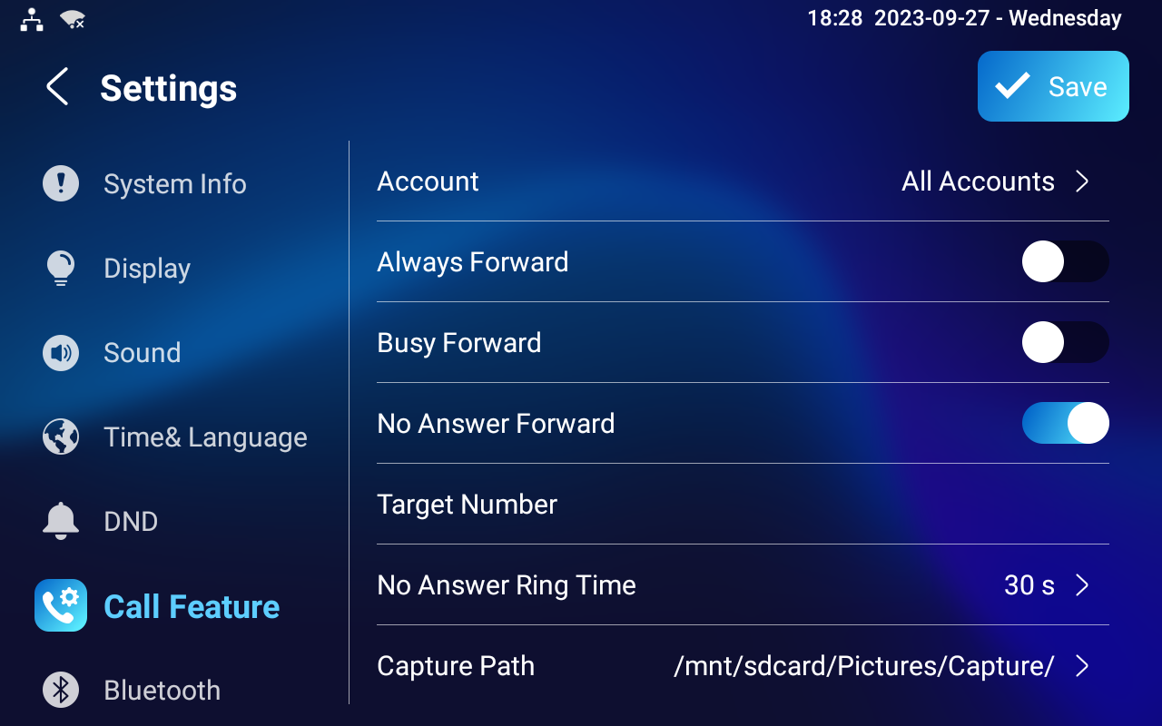 Call Setting
