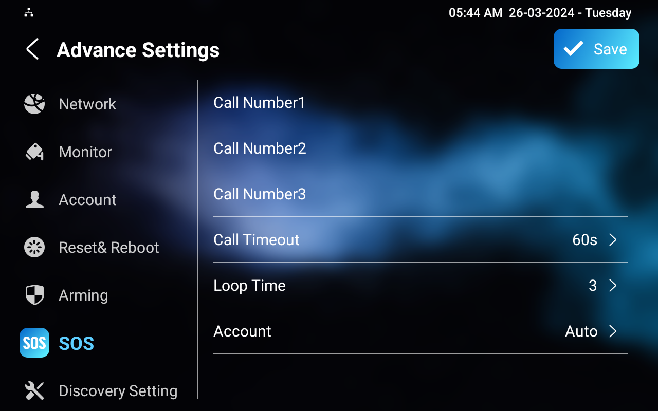 Call Setting