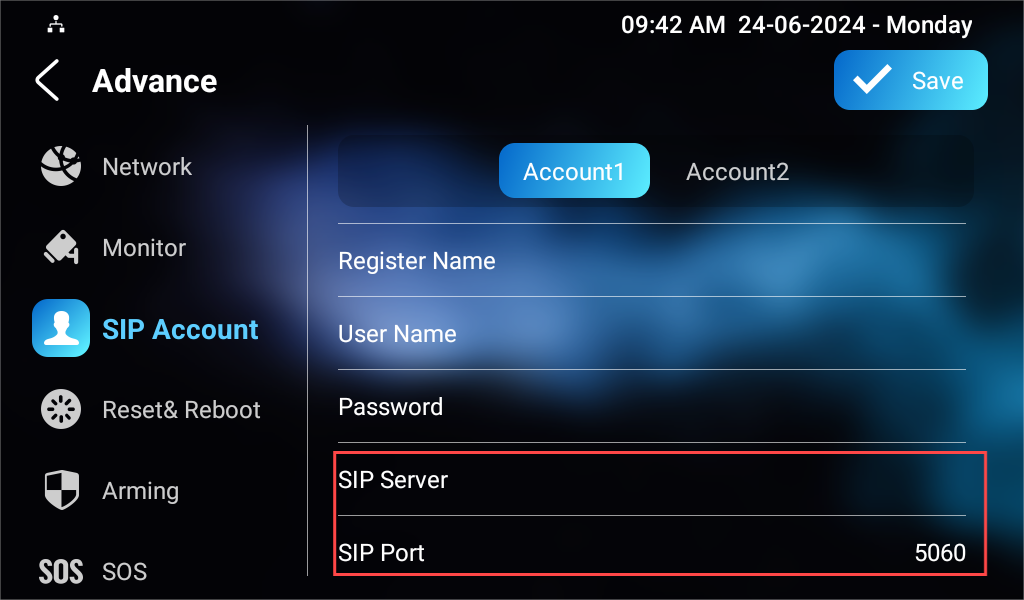 Intercom Call Configuration