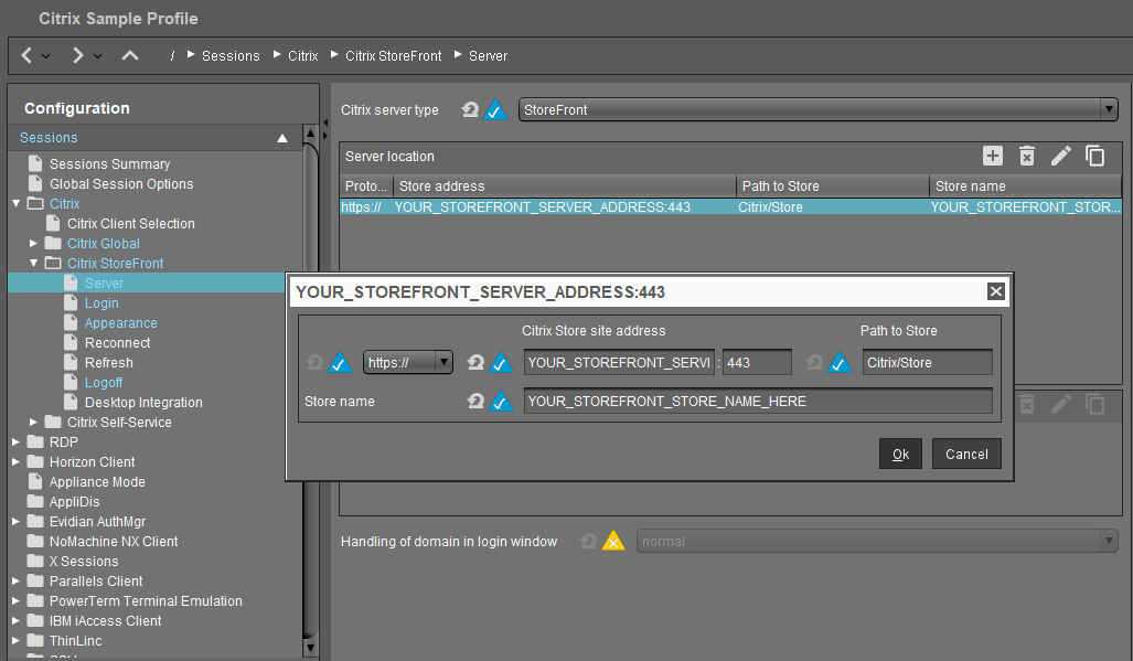 Citrix Connection Configuration Too Configure and Test Citrix Connection