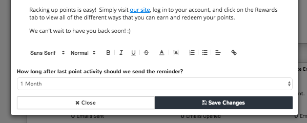 Customize Email