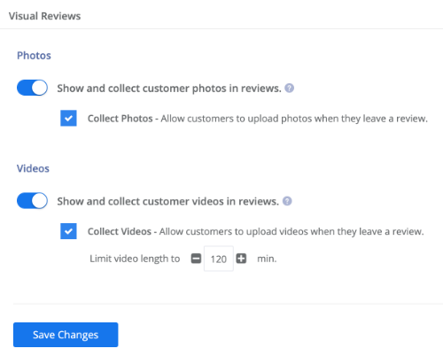 Product Reviews - Allow customers to leave review photos