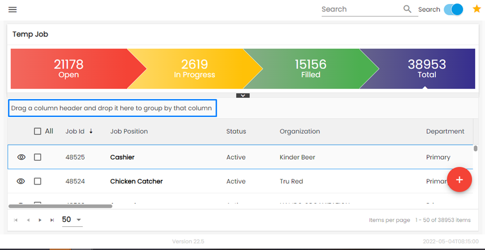 Grouping Option Implemented in Directory