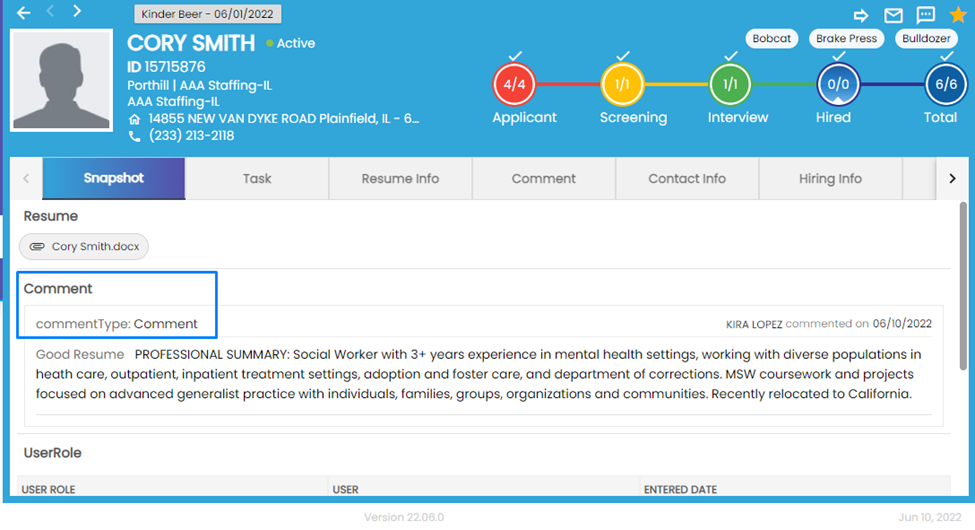 Improvement_Snapshot Design Revamp