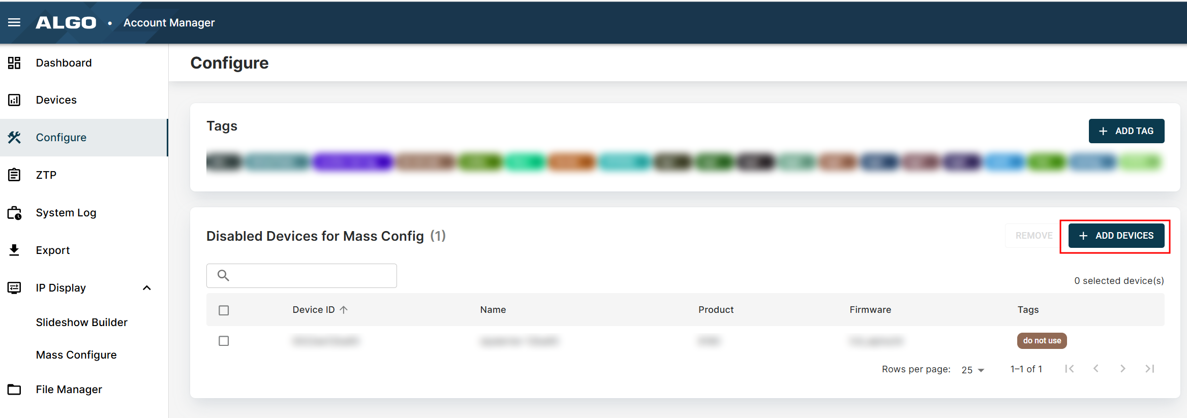 Algo Device Management Platform (ADMP) User Guide