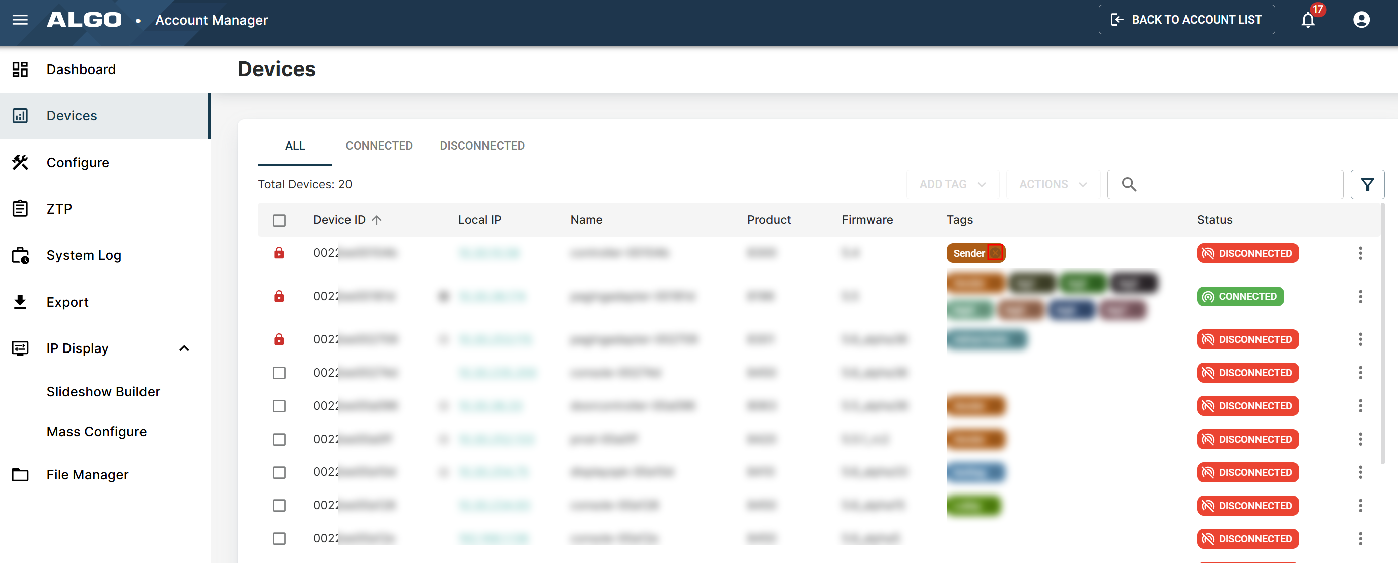 Algo Device Management Platform (ADMP) User Guide