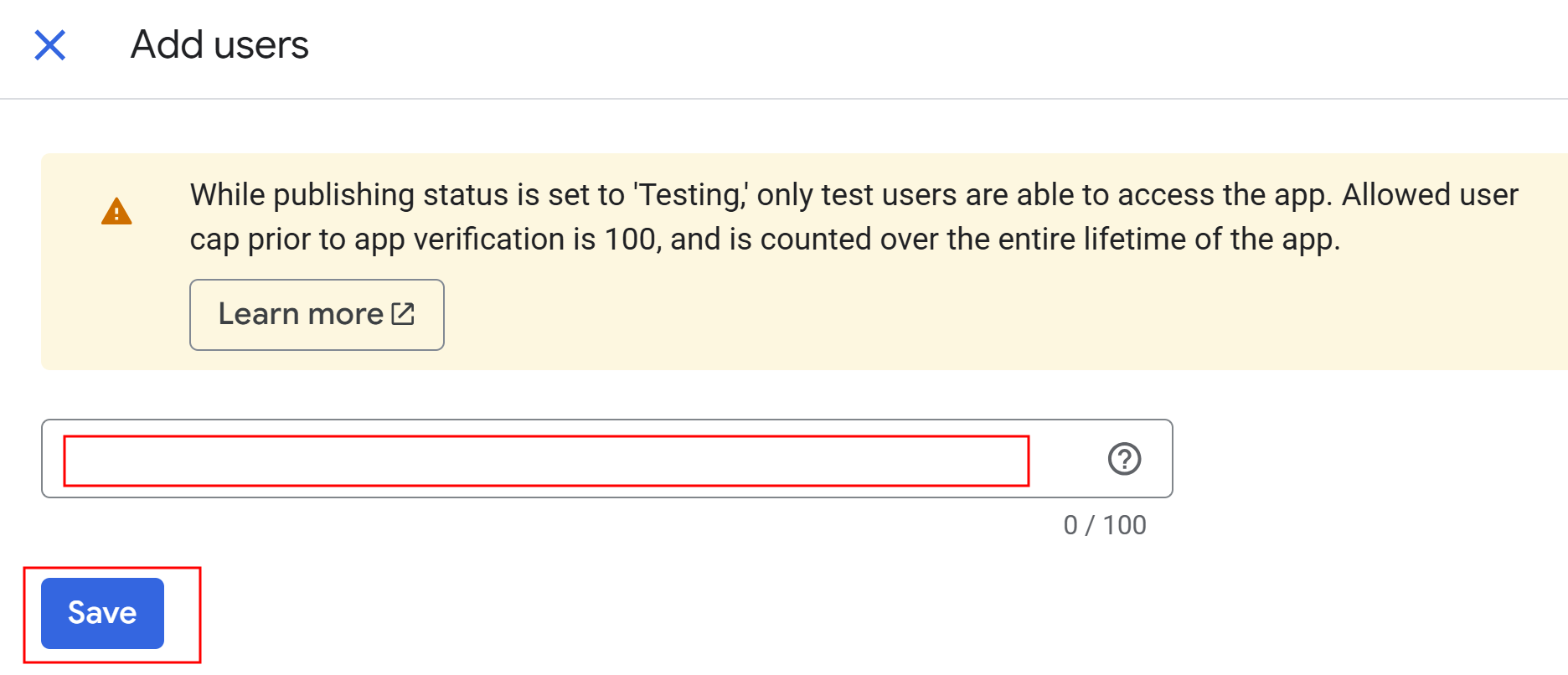 Example: OAuth Configuration for Google Docs