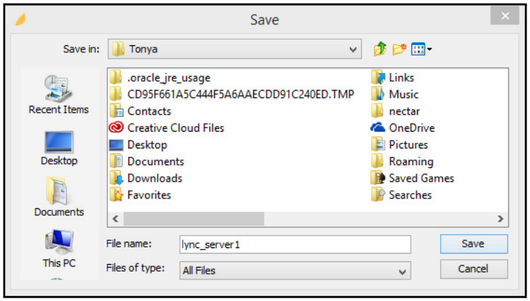 Save Exported Dashboard