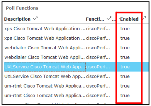 Poll Function True/False Status