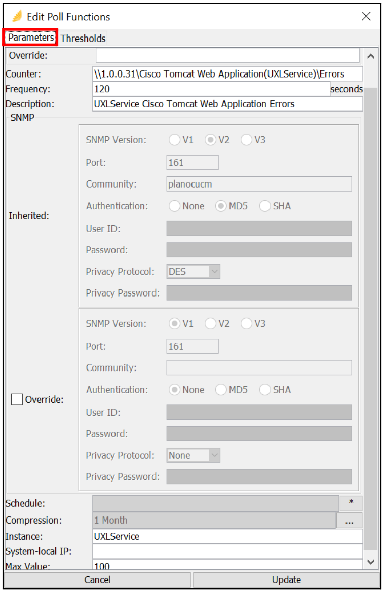 Edit Poll Functions