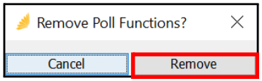 Remove Poll Functions?