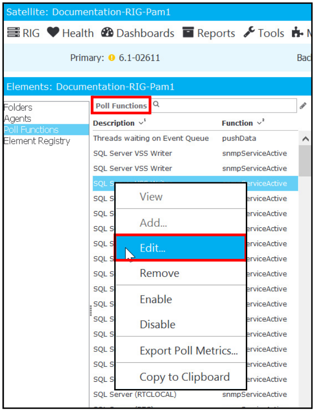 Edit Poll Function