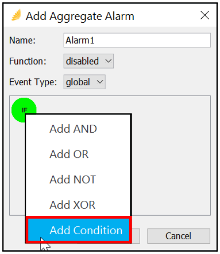 Aggregate Alarm Conditions