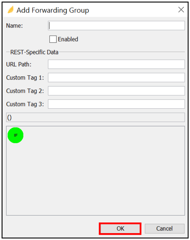 Add Forwarding Group