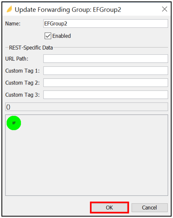 Update Forwarding Group