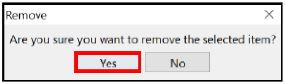Remove