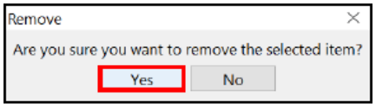Remove