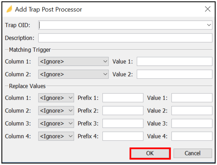 Add Trap Post Processor