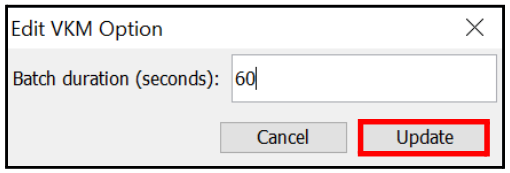 Edit VKM Option