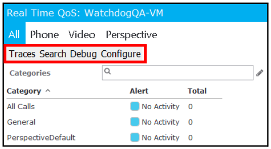 Traces - Search - Debug