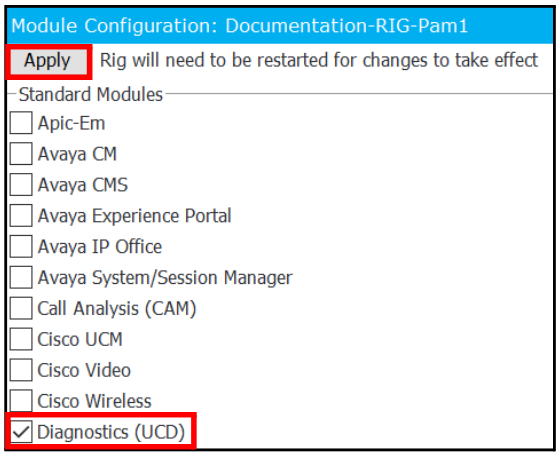 Enable Nectar Diagnostics